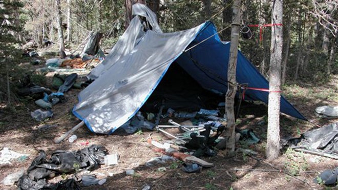 Mountain man tent